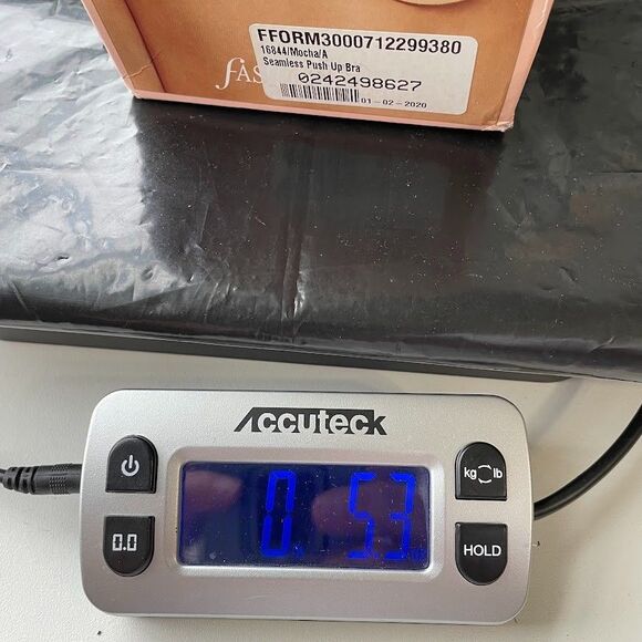 Fashion Forms Nubra Seamless Push Up Bra in Mocha Womens Size A NEW! Damaged Box - Picture 11 of 11